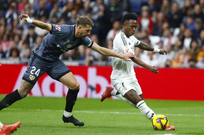 Vinicius, en el Real Madrid-Rayo