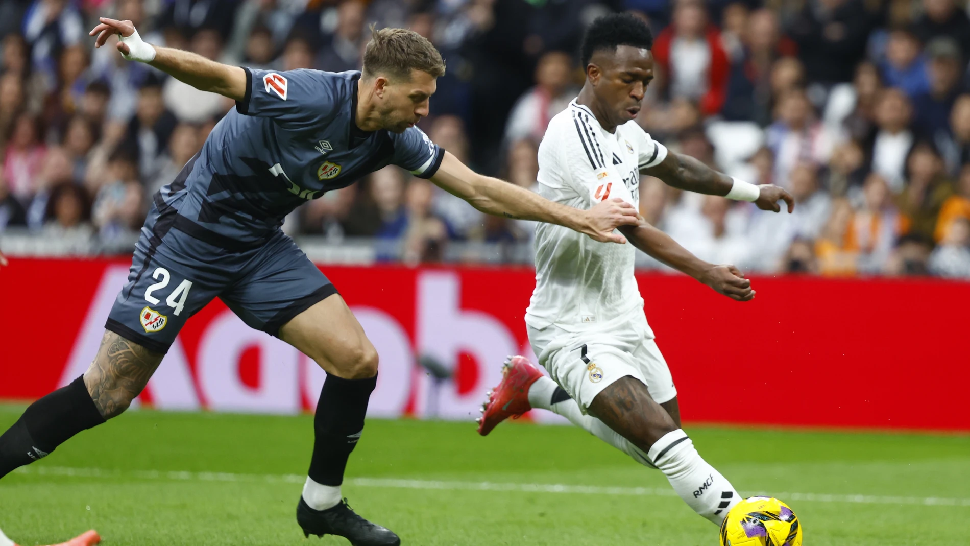Vinicius, en el Real Madrid-Rayo