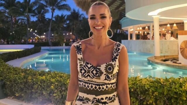 El vestido de Paula Echevarría en Punta Cana.