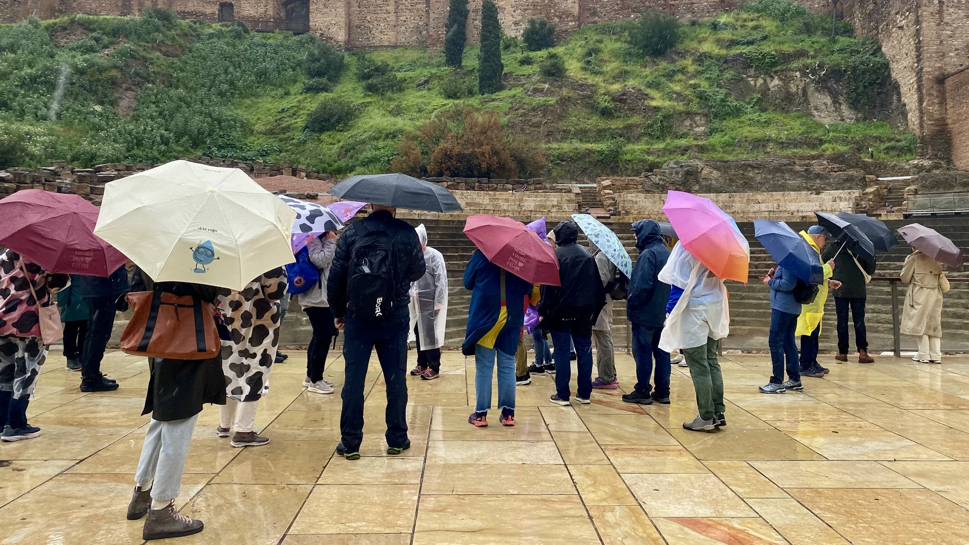 Lluvia en Málaga