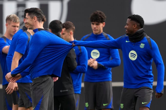 Entrenamiento del FC Barcelona