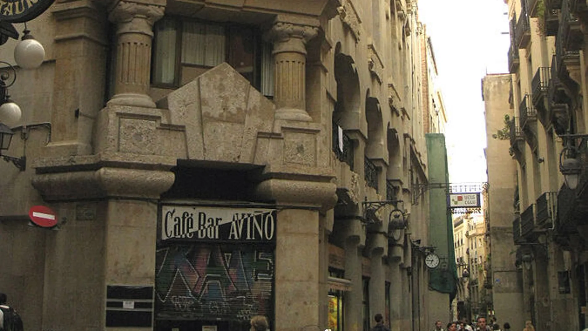 Imagen de la calle Avinyó, en Barcelona