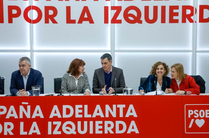 Pedro Sánchez preside la de la Comisión Ejecutiva Federal del PSOE