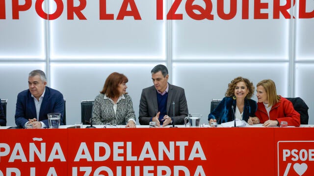 Pedro Sánchez preside la de la Comisión Ejecutiva Federal del PSOE