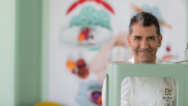 Paco Roncero en su restaurante poco antes del servicio