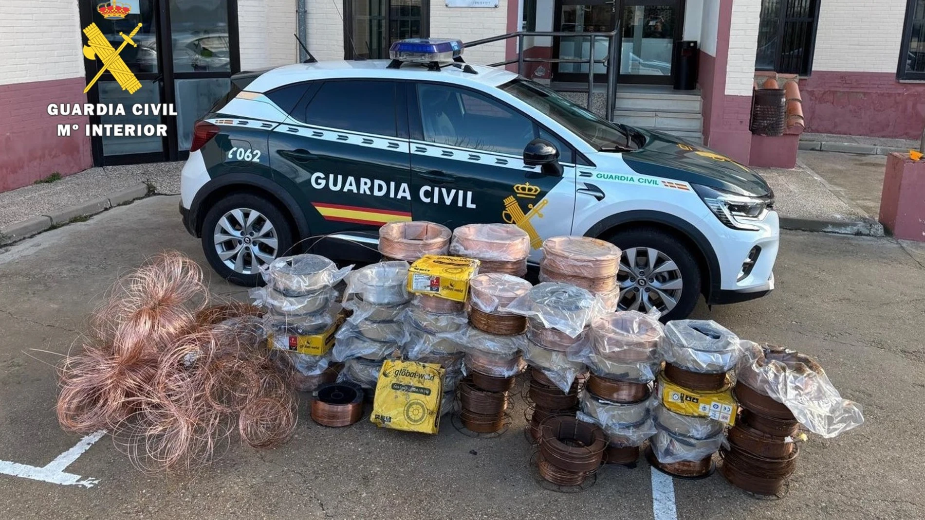 Material recuperado en Burgos