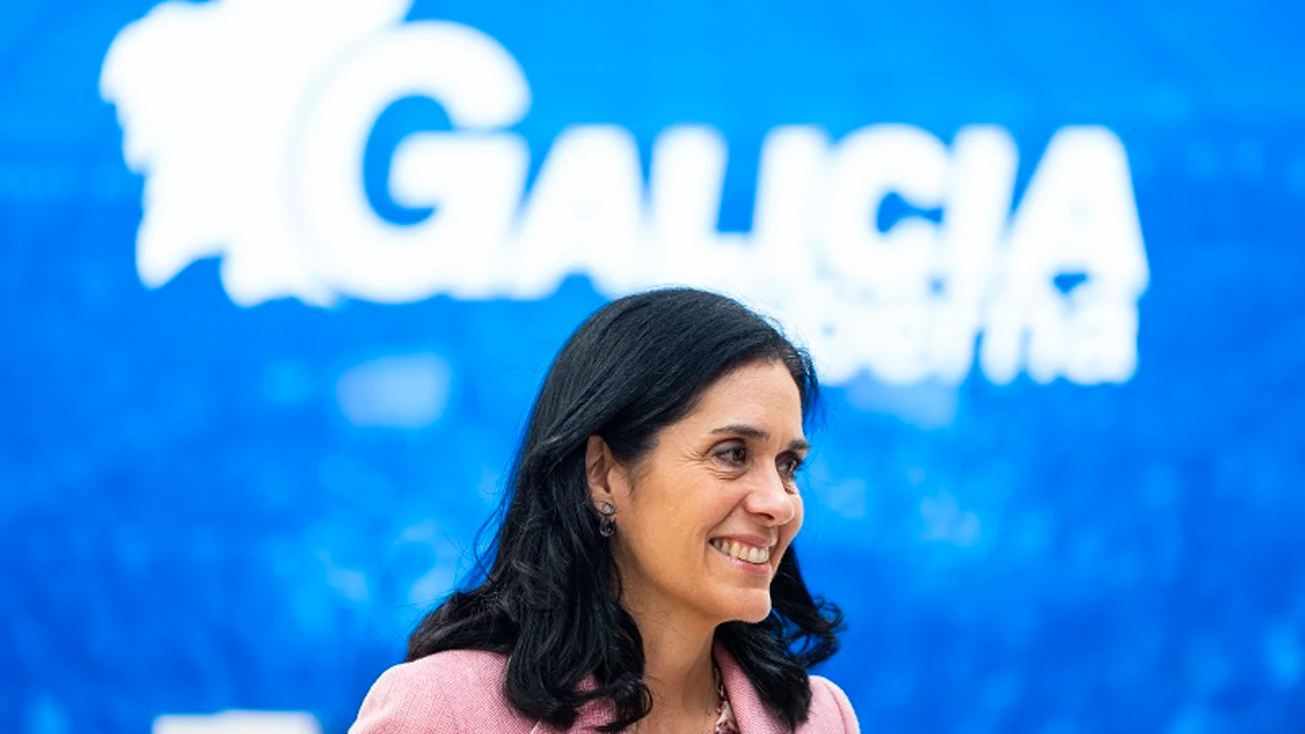 La secretaria del PPdeG, Paula Prado, hoy, en rueda de prensa.