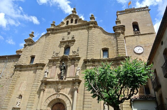 La Iglesia de Guissona, en el centro del municipio