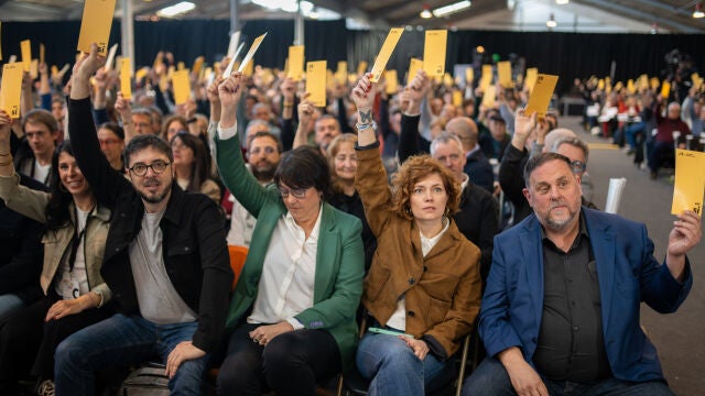 Junqueras clausura el 30º Congreso de ERC en Martorell (Barcelona)