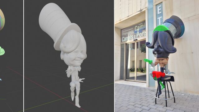 Ivace+i financia un proyecto para fabricar fallas y hogueras más sostenibles mediante la impresión 3D y el uso de materiales reciclados