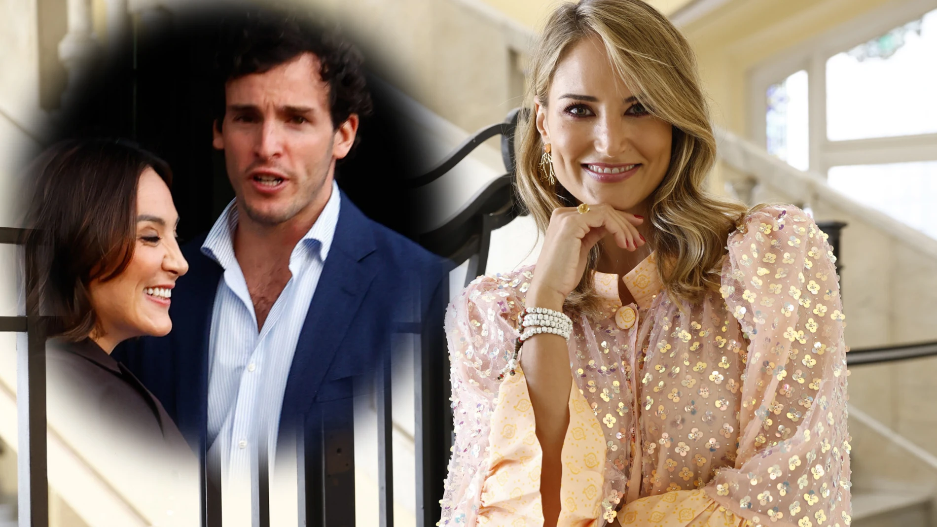 Alba Carrillo con Íñigo Onieva y Tamara Falcó