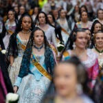 Ofrenda de flores a la Virgen de los Desamparados