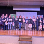 Acto de presentación ayer en Jacarilla, en Alicante, de las nuevas ciclorutas por la Vega Baja