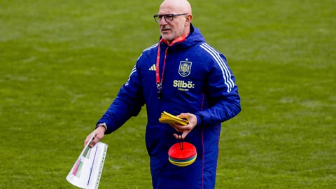 Entrenamiento de la selección española