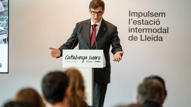 El presidente Salvador Illa presenta el inicio de los trámites para la construcción terminal ferroviaria