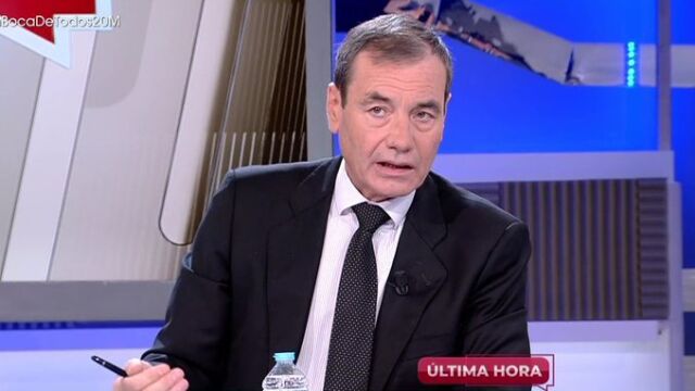 Tomás Gómez, exdirigente del PSOE de Madrid, en el plató de 'En boca de todos'