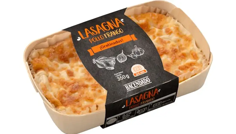 Lasaña de pollo