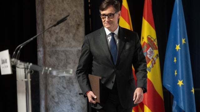 Salvador Illa presenta en Madrid su plan para que Cataluña recupere liderazgo económico 
