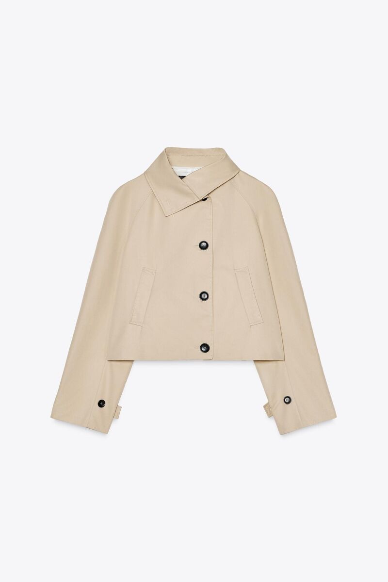 Trench corto zw collection.