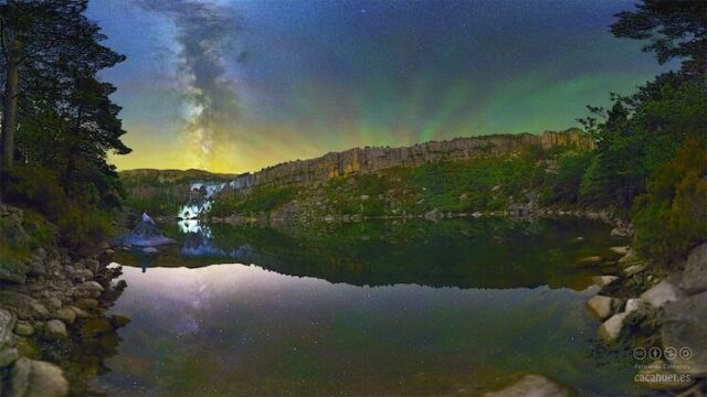 Cielo nocturno en la provincia de Soria