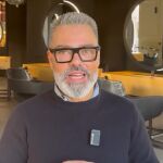 El estilista Víctor del Valle