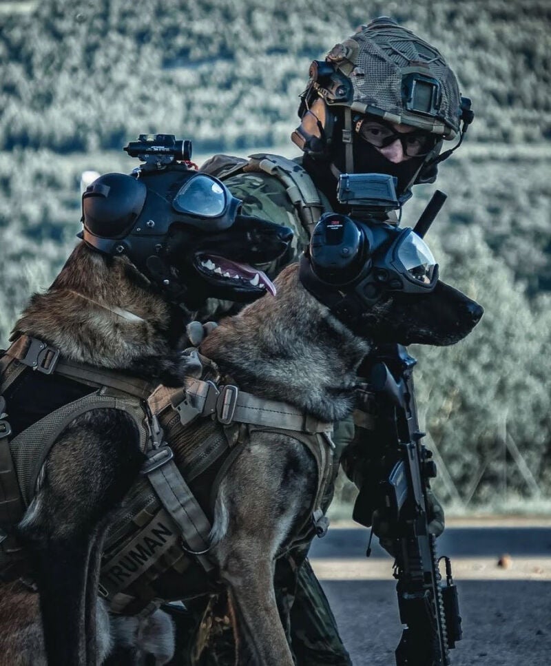 Zero con su guía de operaciones especiales en Irak.