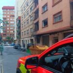 Imagen de los bomberos en Mislata