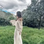 Sara Carbonero con look bohemio.