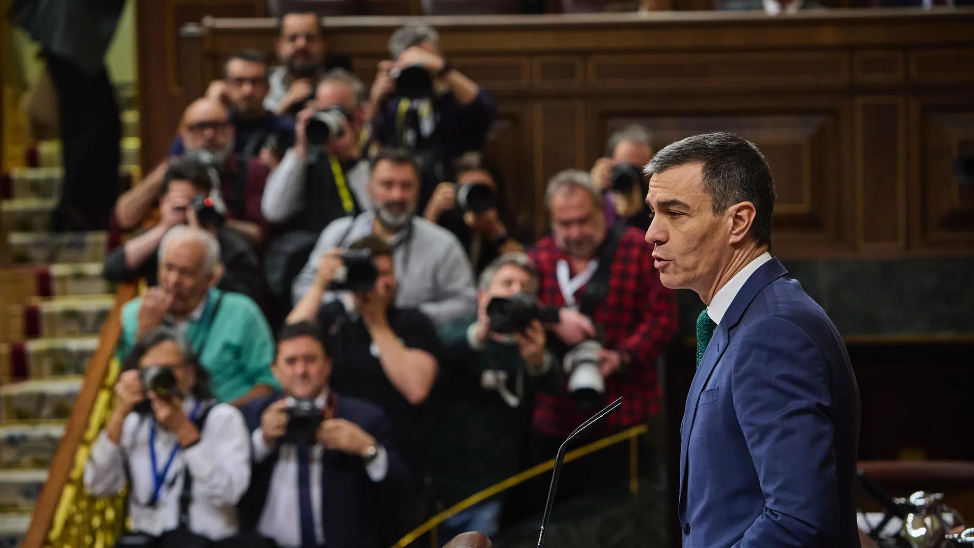 El presidente del Gobierno, Pedro Sánchez, comparece en el Congreso de los Diputados