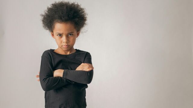 Niño enfadado 