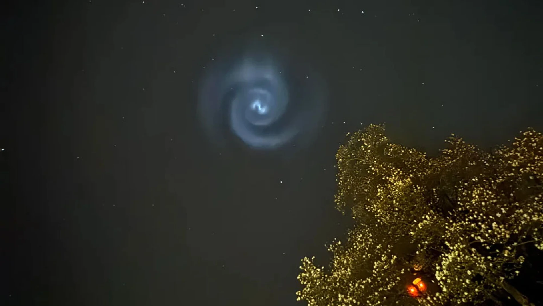 Así se veía el fenómeno desde Kranj, Eslovenia