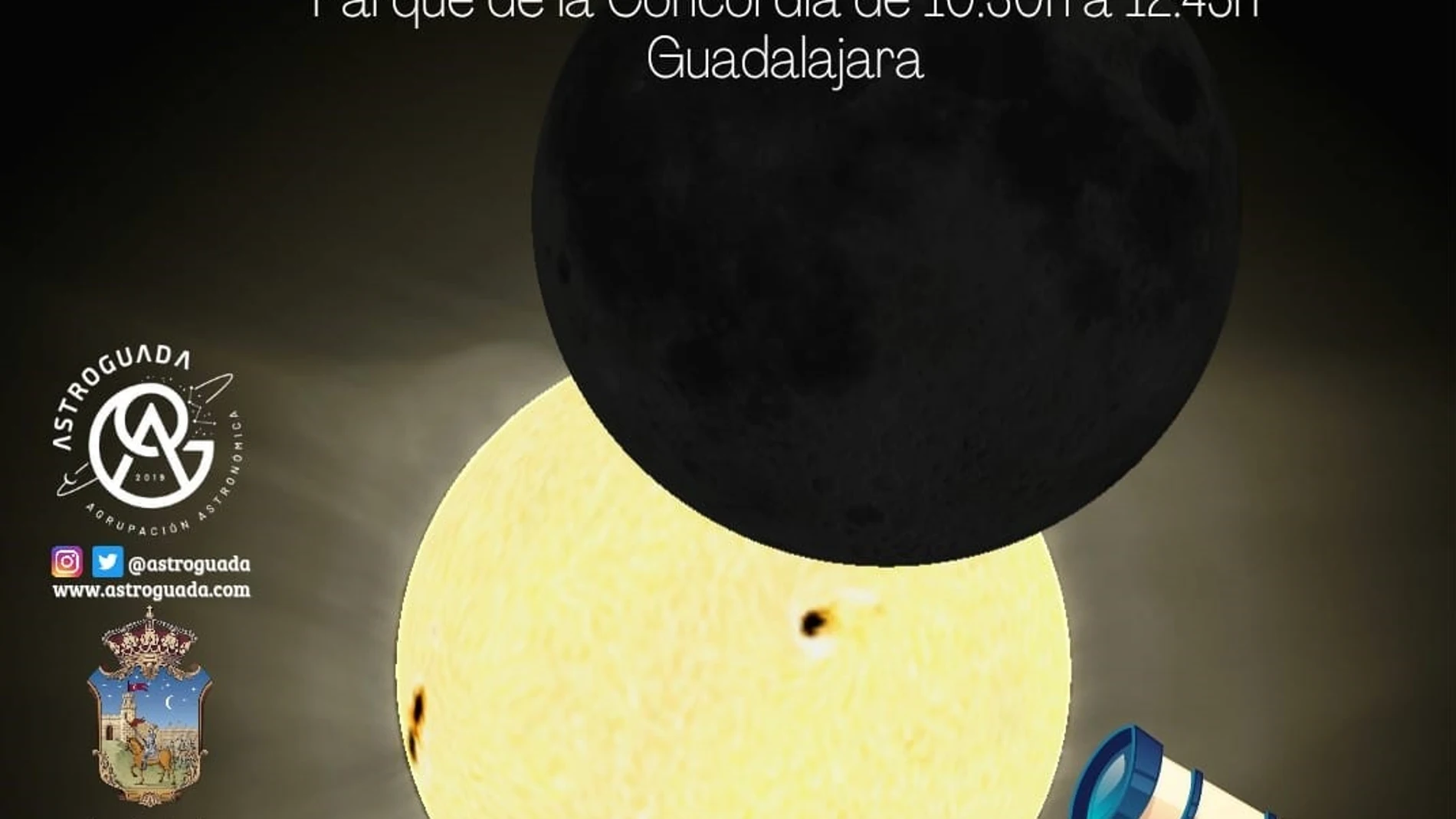 El evento de observación en la Concordia comenzará a las 10.45 horas. REMITIDA / HANDOUT por ASTROGUADA Fotografía remitida a medios de comunicación exclusivamente para ilustrar la noticia a la que hace referencia la imagen, y citando la procedencia de la imagen en la firma 28/03/2025