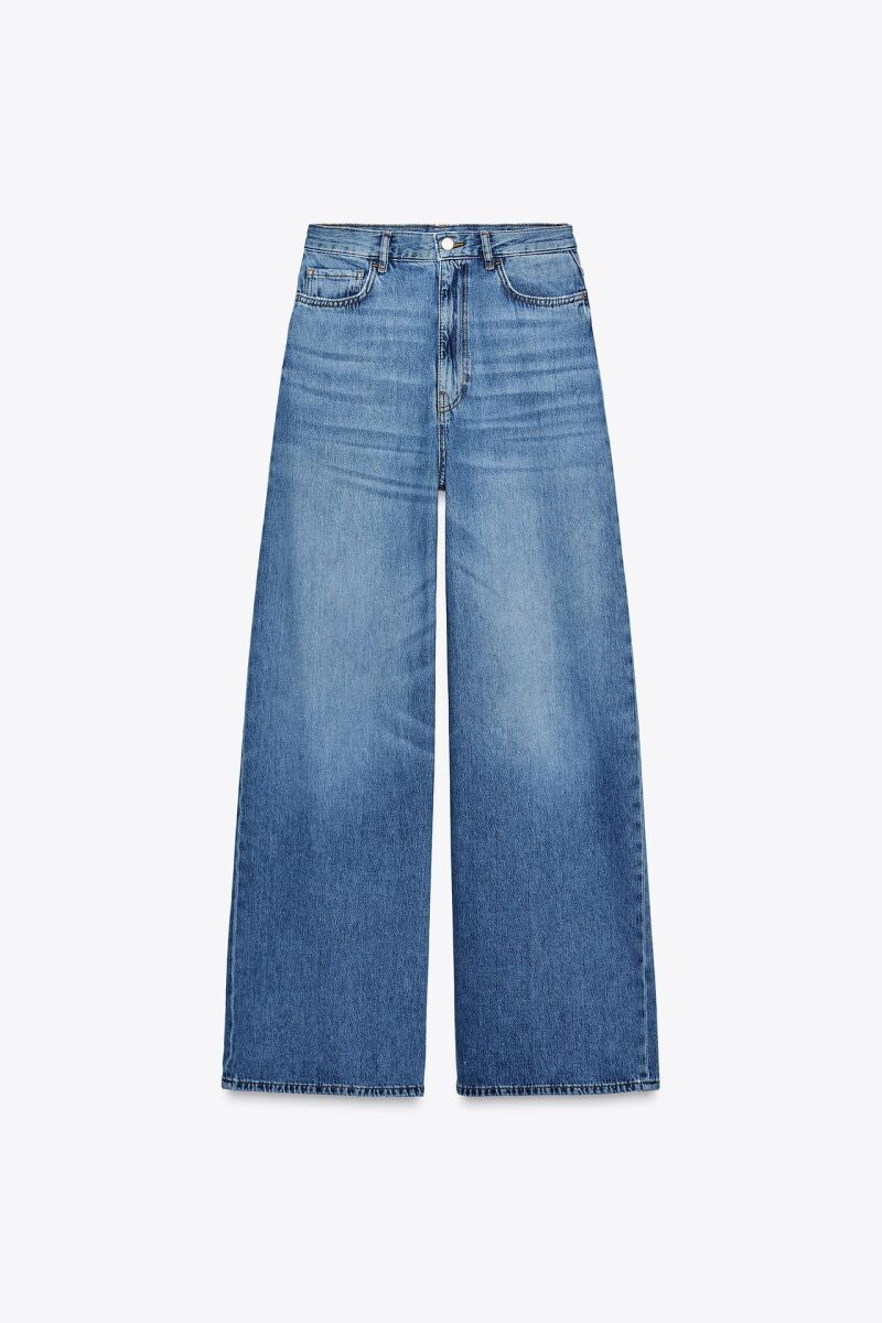 Jeans zw collection palazzo tiro alto.