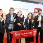 Carlos Martínez y la presidenta del Congreso de los Diputados, Francina Armengo, asisten al XV Congreso Provincial del Partido Socialista de Zamora