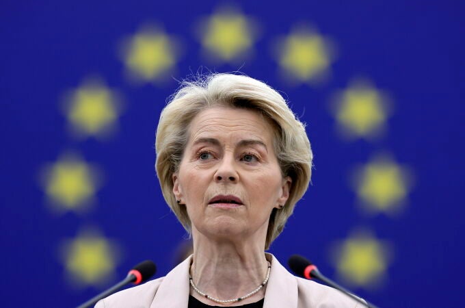 La presidenta de la Comisión Europea, Ursula von der Leyen