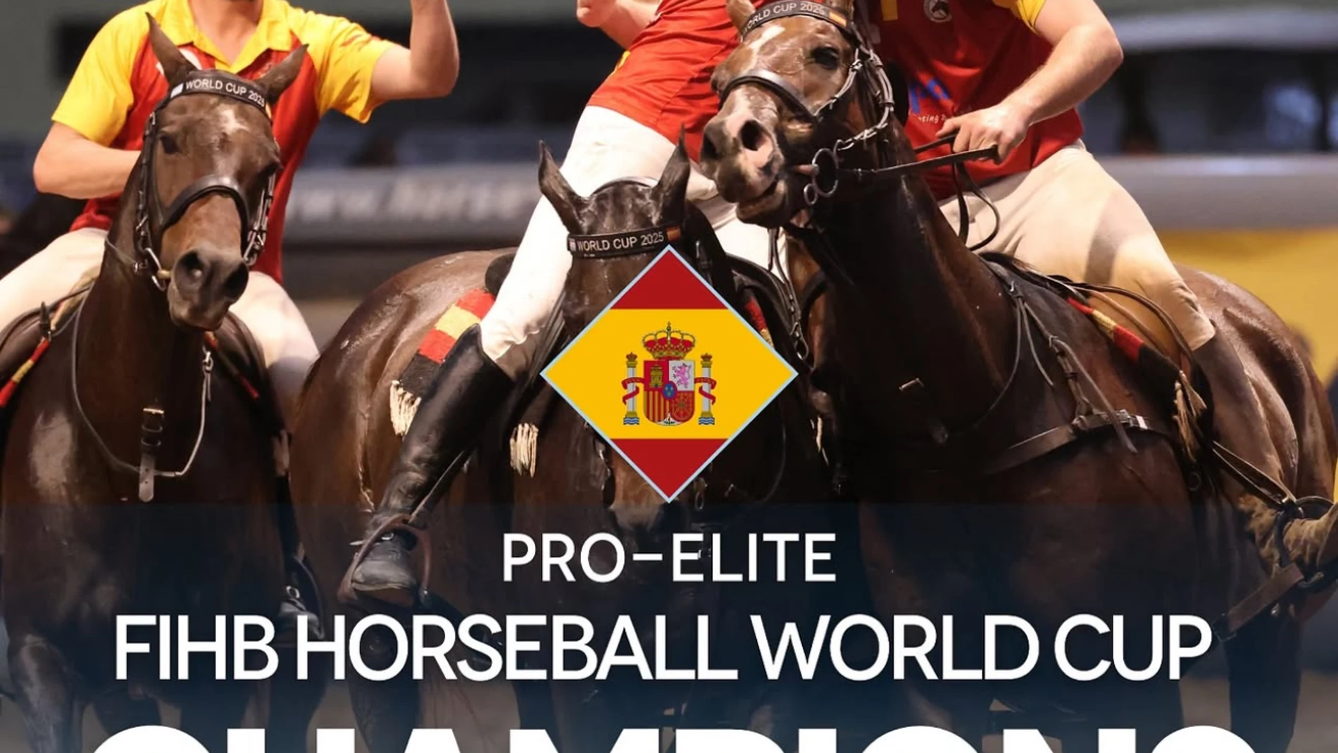 La selección española Pro-Elite se proclamó campeona del mundo de horseball en Argentina