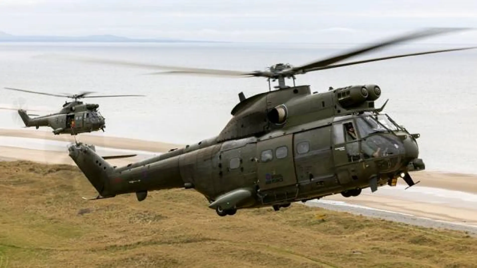 Así es el Puma, el histórico helicóptero que el Ejército de Reino Unido retira tras 54 años de servicio.