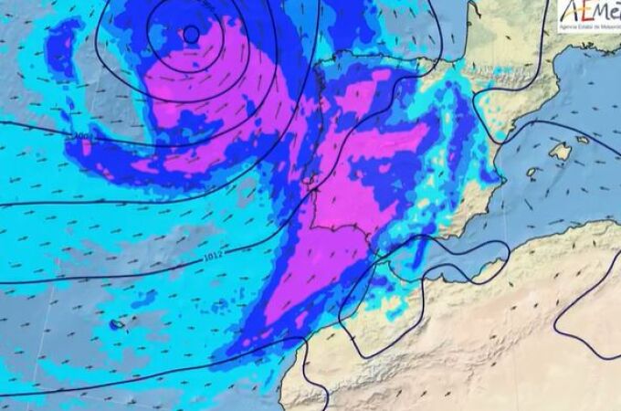 La AEMET lanza un aviso urgente: tormentas intensas (l/m) y precipitaciones en estas zonas