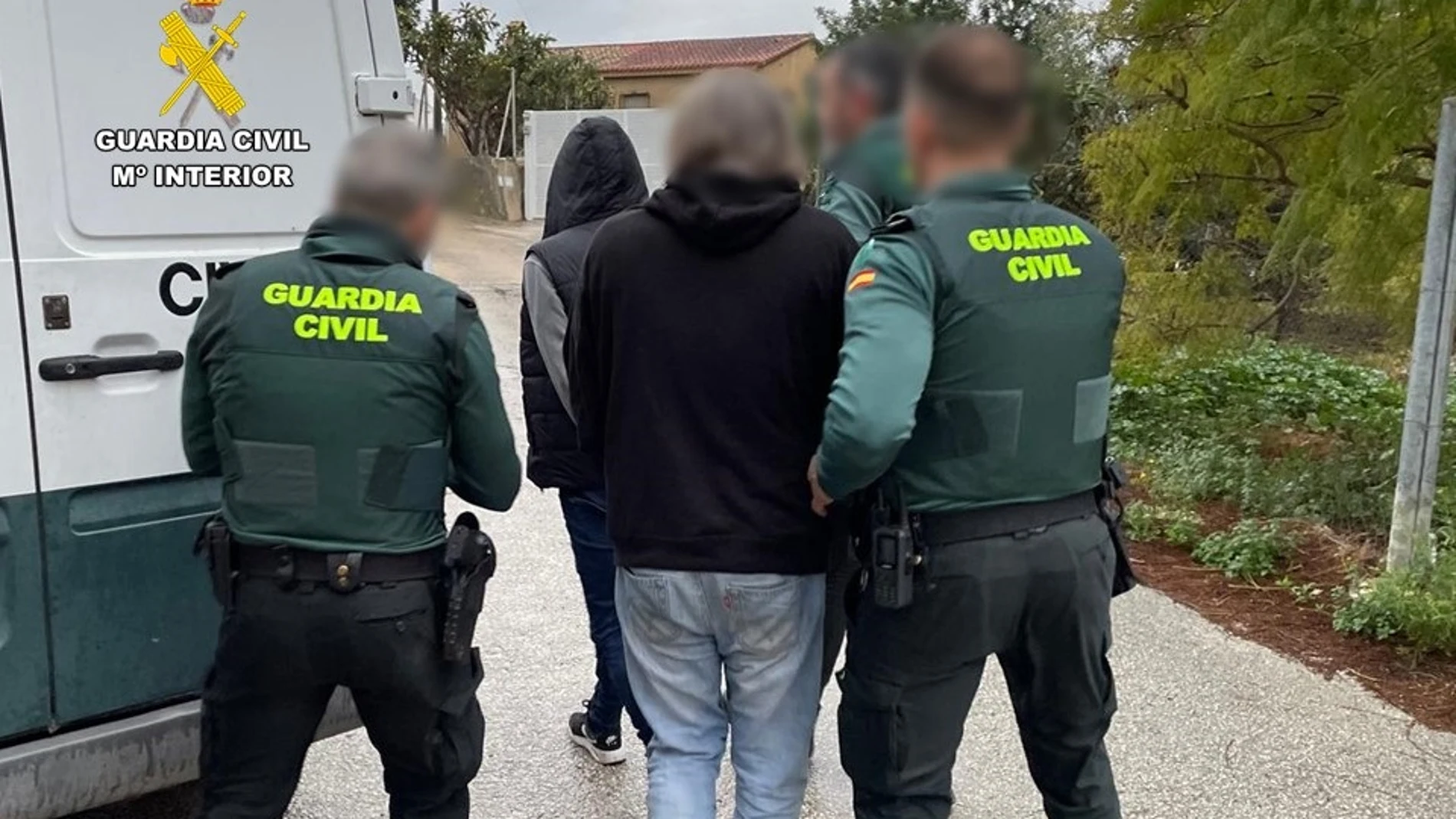 La Guardia Civil frustra un robo con violencia y detención ilegal en Callosa d'en SarriàREMITIDA / HANDOUT por Guardia CivilFotografía remitida a medios de comunicación exclusivamente para ilustrar la noticia a la que hace referencia la imagen, y citando la procedencia de la imagen en la firma01/04/2025