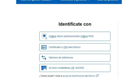 Métodos de acceso para consultar datos fiscales
