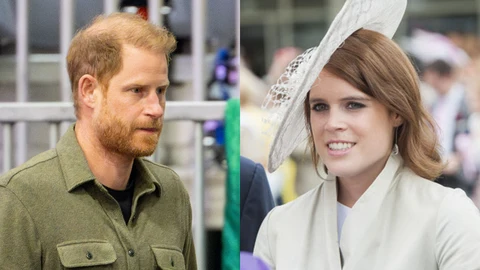 El príncipe Harry y su prima la princesa Eugenia de York