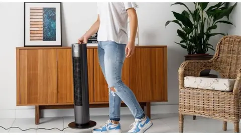Este ventilador Taurus de torre al 64% es todo lo que necesitas antes de que empiece el calor fuerte