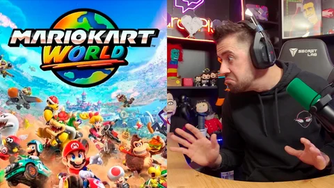 Auronplay no pudo evitar hablar del precio de GTA VI al ver el de Mario Kart World