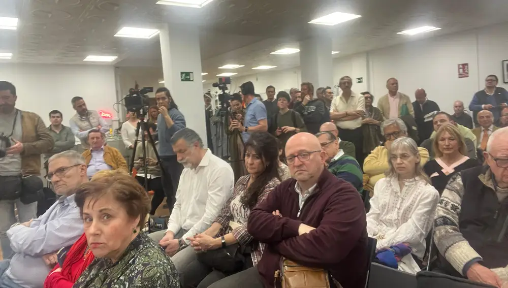 Parte del público asistente al acto en Madrid