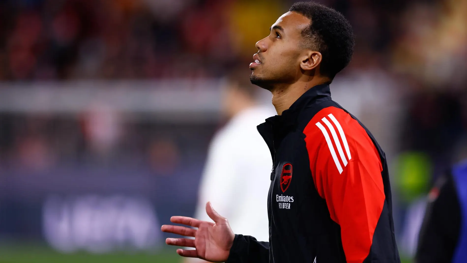 Fútbol.- El defensa del Arsenal Gabriel Magalhaes, baja para el cruce de Champions ante el Real Madrid