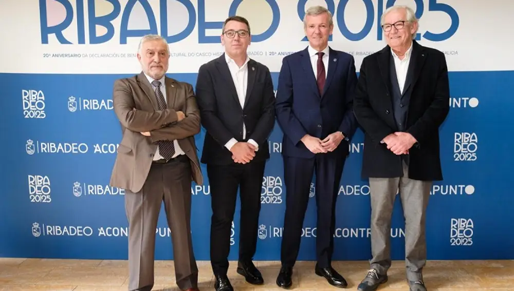 Rueda, ayer, en Ribadeo.