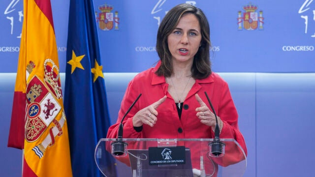 Rueda de prensa de Ione Belarra en el Congreso