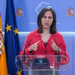 Rueda de prensa de Ione Belarra en el Congreso