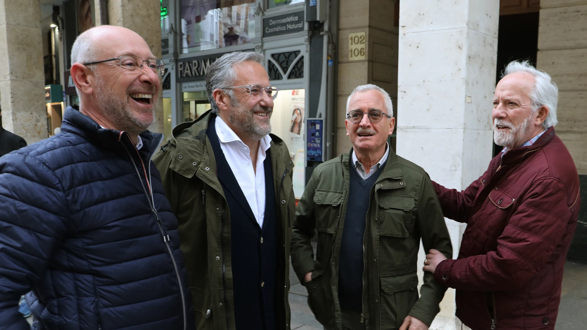 Carlos Pollán junto a Ortega Lara en Palencia