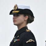 La Princesa Leonor en Valparaíso.